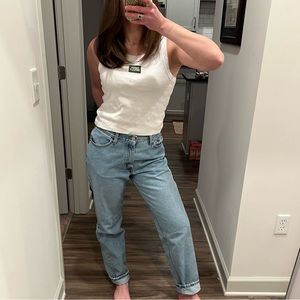 Orange Label Vintage Levi 550 Relaxed Fit Tapered Leg Size 10